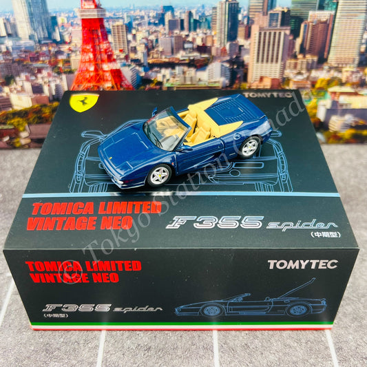 Tomytec Limited Vintage Neo 1/64 LV-NEO Ferrari F355 Spider DARK BLUE