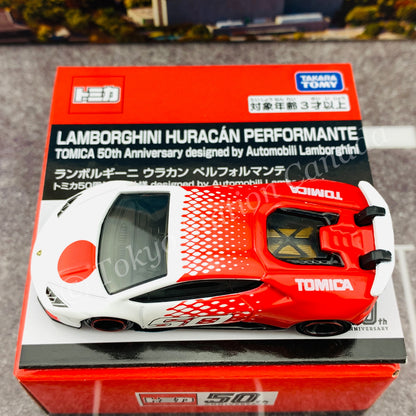 TOMICA Lamborghini Huracan Performante Tomica 50th Anniversary Designed by Automobili Lamborghini