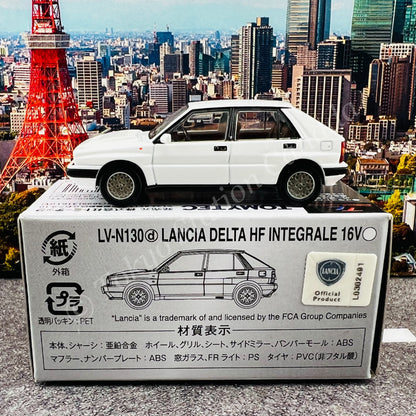 TOMYTEC Tomica Limited Vintage NEO 1/64 Lancia Delta HF Integrale 16V (white) LV-N130d
