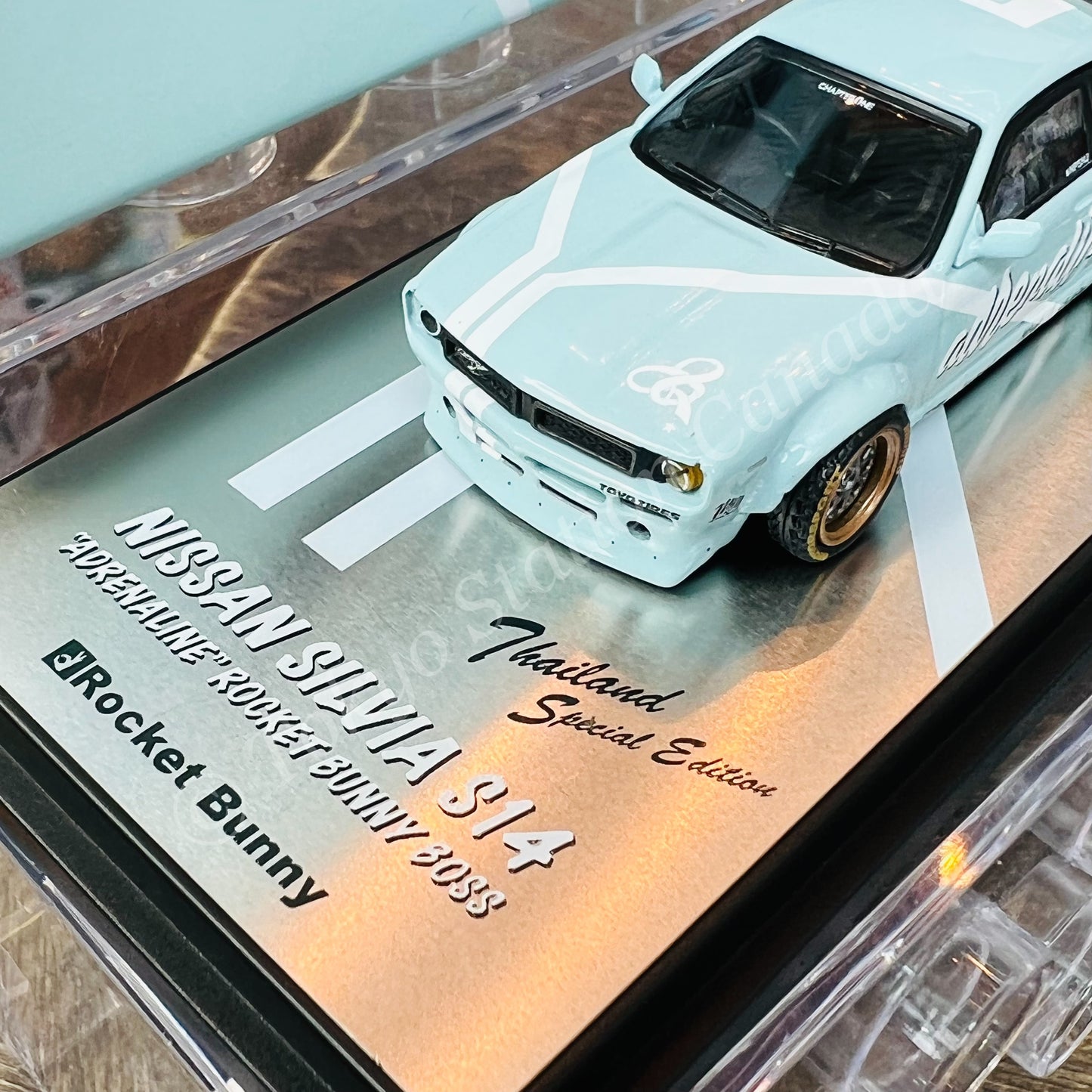 INNO64 1/64 NISSAN SILVIA S14 "ADRENALINE"  Rocket Bunny Boss by Chapter One THAILAND SPECIAL EDITION IN64-S14B-CH1