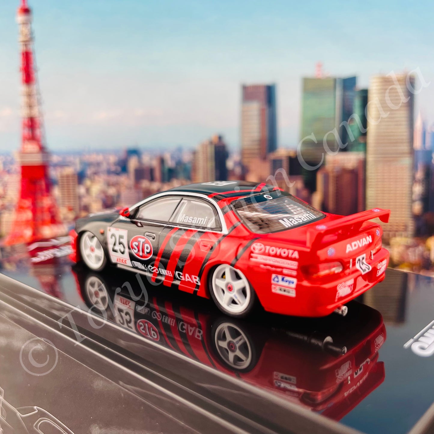 INNO64 1/64 TOYOTA CORONA EXIV #25 "STP ADVAN" JTCC 1995 IN64-EXIV-AD