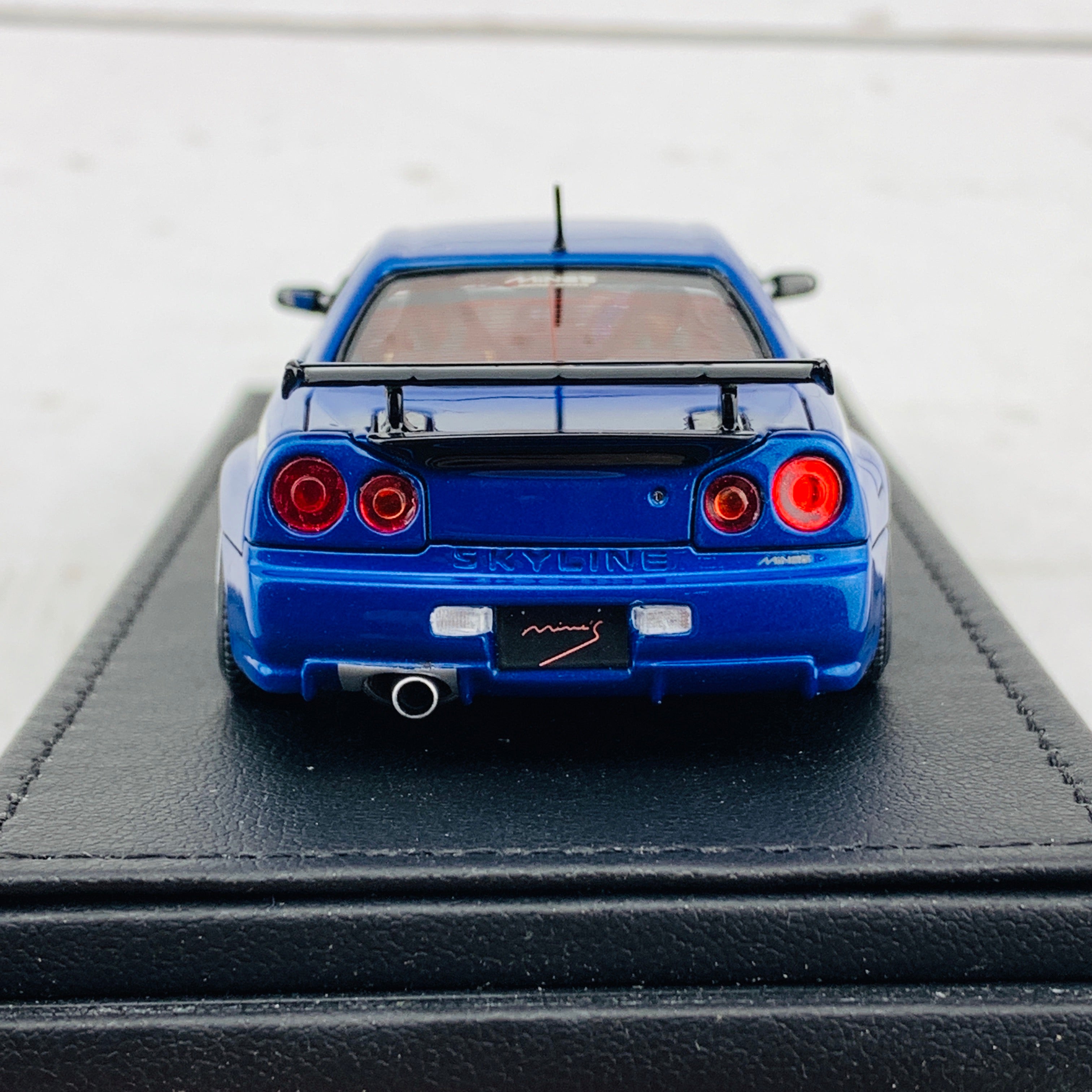 Ignition Model 1/43 Nissan Skyline GTR Mine's R34 Bayside Blue