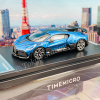 TIME MICRO x Bburago 1/64 Bugatti DIVO BLUE
