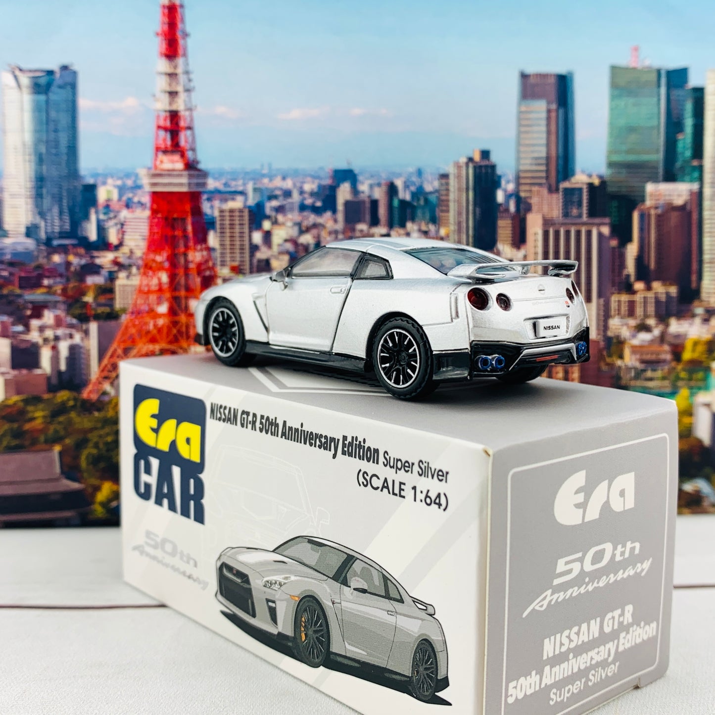 ERA CAR 21 1/64 Nissan GTR 50th Anniversary Edition Super Silver NS20GTRSP25