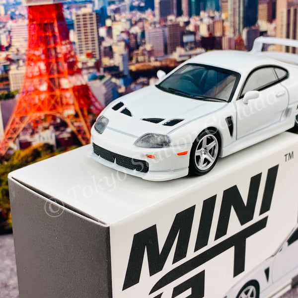 MINI GT 1/64 Toyota TRD 3000GT Super White RHD MGT00259-R