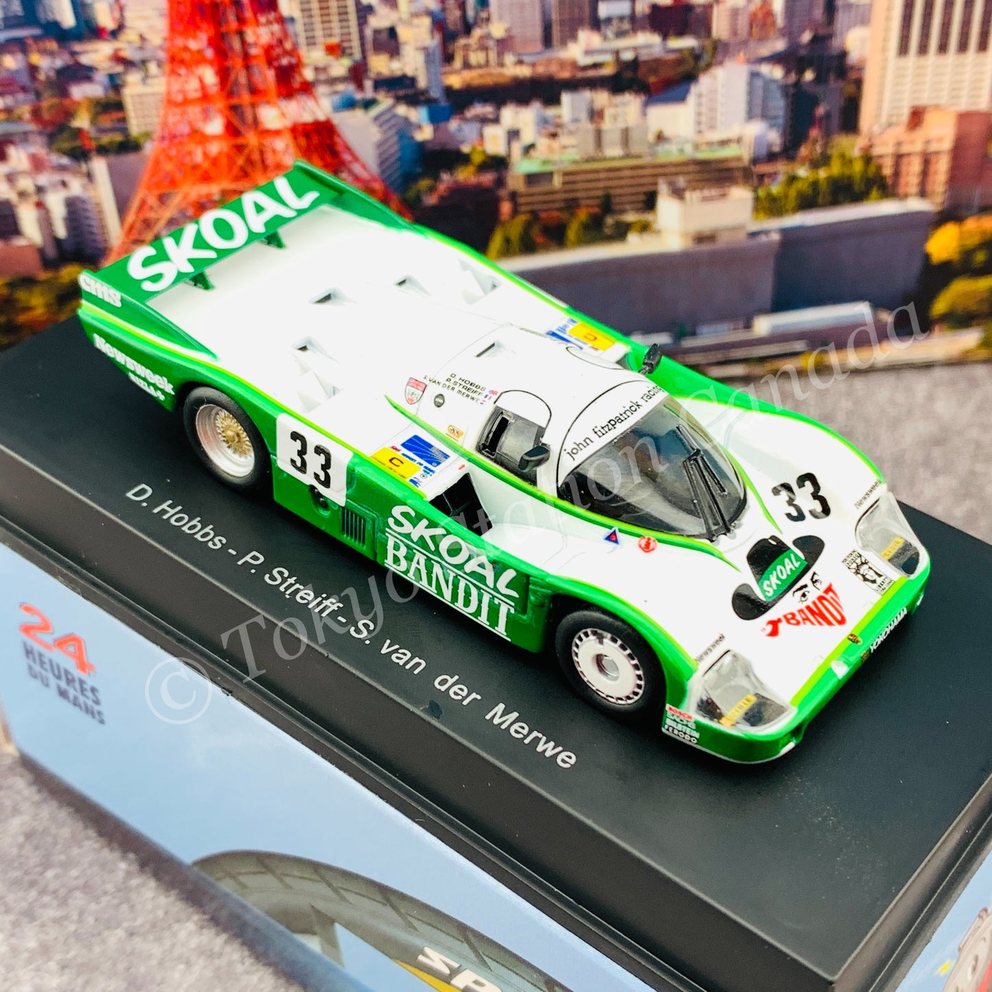 Sparky 1/64 Porsche 956 No.33 3rd 24H Le Mans 1984 D. Hobbs - P. Streiff - S. van der Merwe Y178