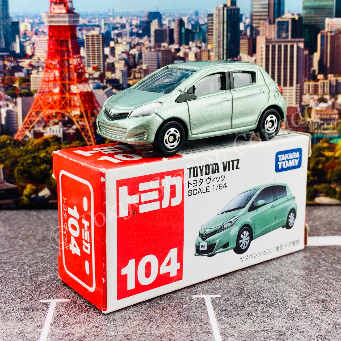 TOMICA 104 TOYOTA VITZ 4904810392507