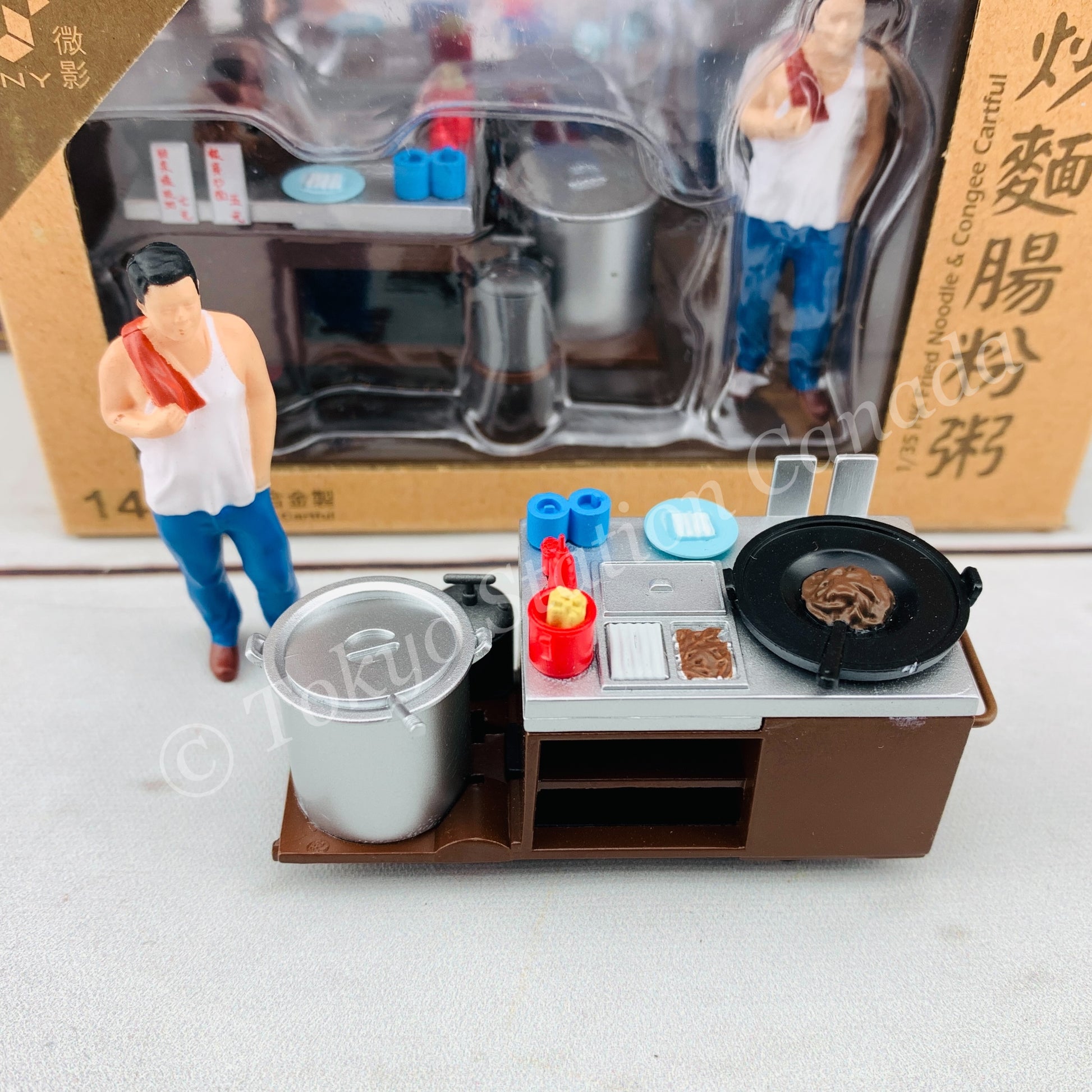 TINY 微影 1/35 Fried Noodle & Congee Cartful 炒麵腸粉粥檔 05 ATC35009