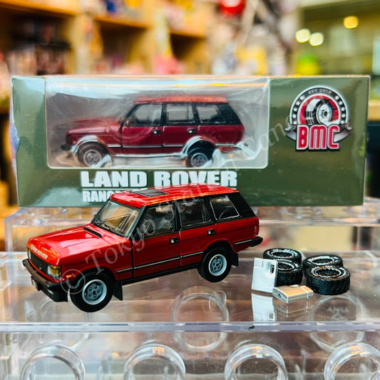 BM CREATIONS JUNIOR 1/64 Land Rover 1992 Range Rover Classic LSE -Red LHD 64B0181