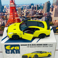 ERA CAR 34 1/64 Nissan GTR R35 NISMO 2020 Yellow 1ST Special Edition NS20GTRRF34