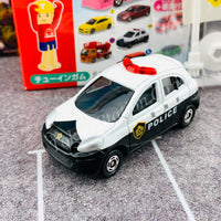 TAKARA TOMY A.R.T.S TOMICA Sign Set #5 - Nissan March Patrol Car with a road sign stand