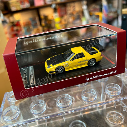 Ignition Model 1/64 Mazda RX-7 (FC3S) RE Amemiya Yellow IG2494