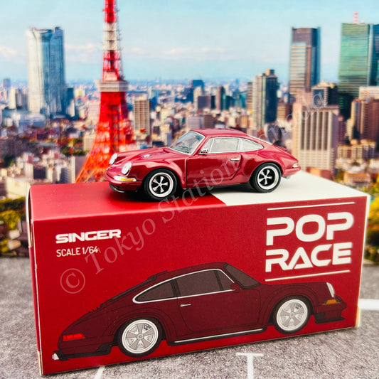 POPRACE 1/64 Singer 911 (964) RED