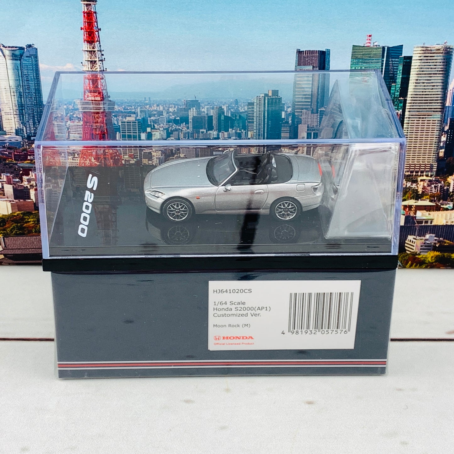 HOBBY JAPAN 1/64 Honda S2000 AP1 Type 200 Customized Version Silver HJ641020CS