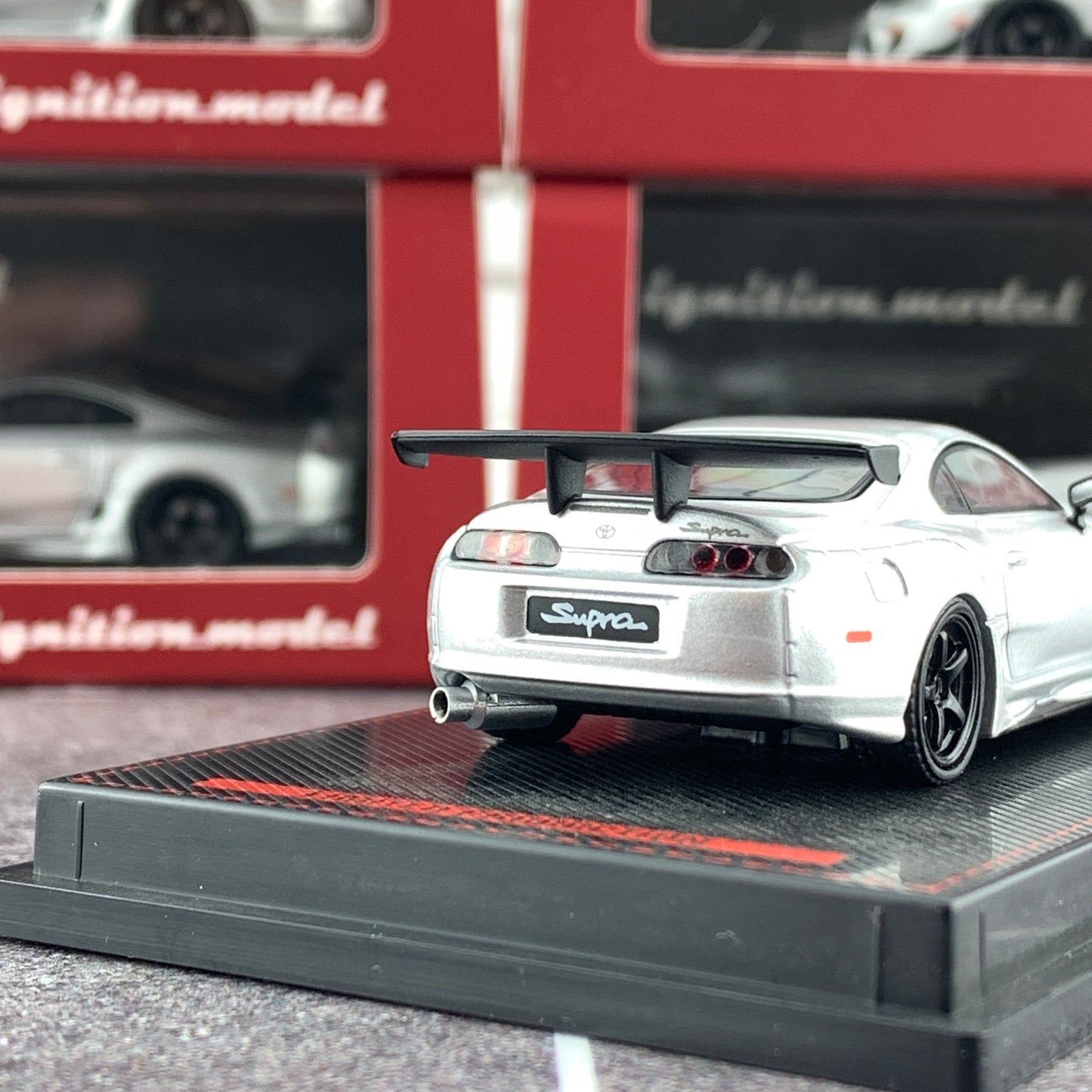 Ignition Model 1/64 Toyota Supra (JZA80) RZ Silver IG1861