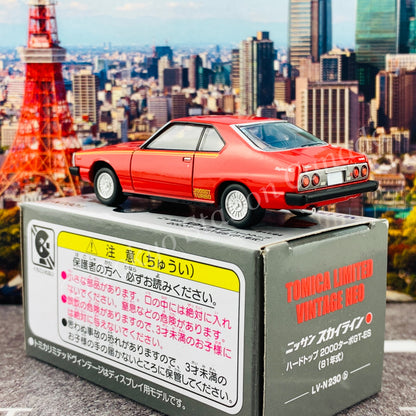 Tomytec Tomica Limited Vintage Neo 1/64 Nissan Skyline HT 2000 Turbo GT-ES (Red) LV-N230b