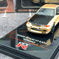 INNO64 1/64 NISSAN SKYLINE GTR R32 Satin Gold Hong Kong Special Edition IN64-R32-SGHS