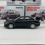 Tomica Limited Vintage Neo Mitsubishi Lancer Evolution VI GSR Black (1999) LV-N190b