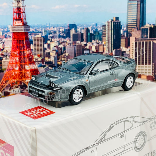 POPRACE 1/64 Toyota Celica GT-FOUR ST185 Grey Metallic PR64-185-GRY