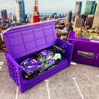 Tarmac Works 1/64 COLLAB64 Mercedes-AMG GT3 GT World Challenge Asia ESPORTS Championship 2020 Frank Yu (With Container) T64-008-WATER