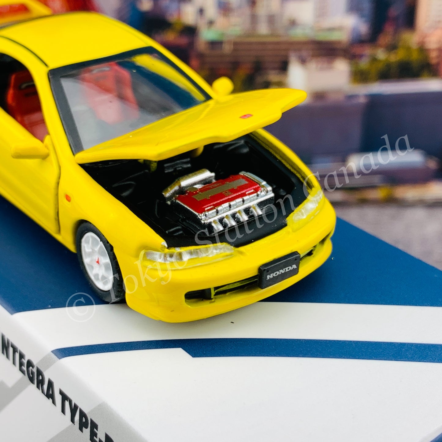 ERA CAR 1/64 11 Honda Interga Type R DC2 - Yellow HA21DC2RN1101