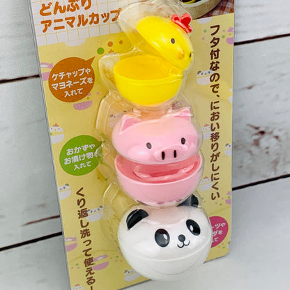 TORUNE Mini Bowl Cup 'Animals' set of 3