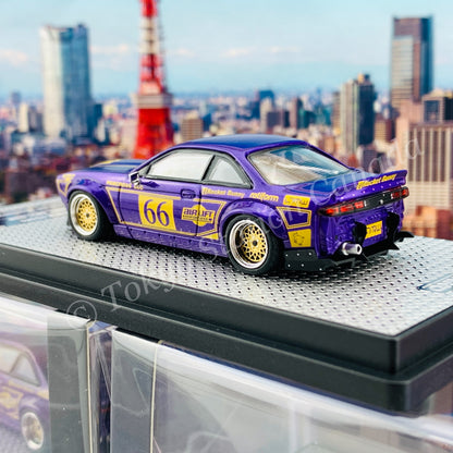 INNO64 1/64 NISSAN SILVIA S14 ROCKET BUNNY BOSS AERO Metallic Purple IN64-S14B-MP