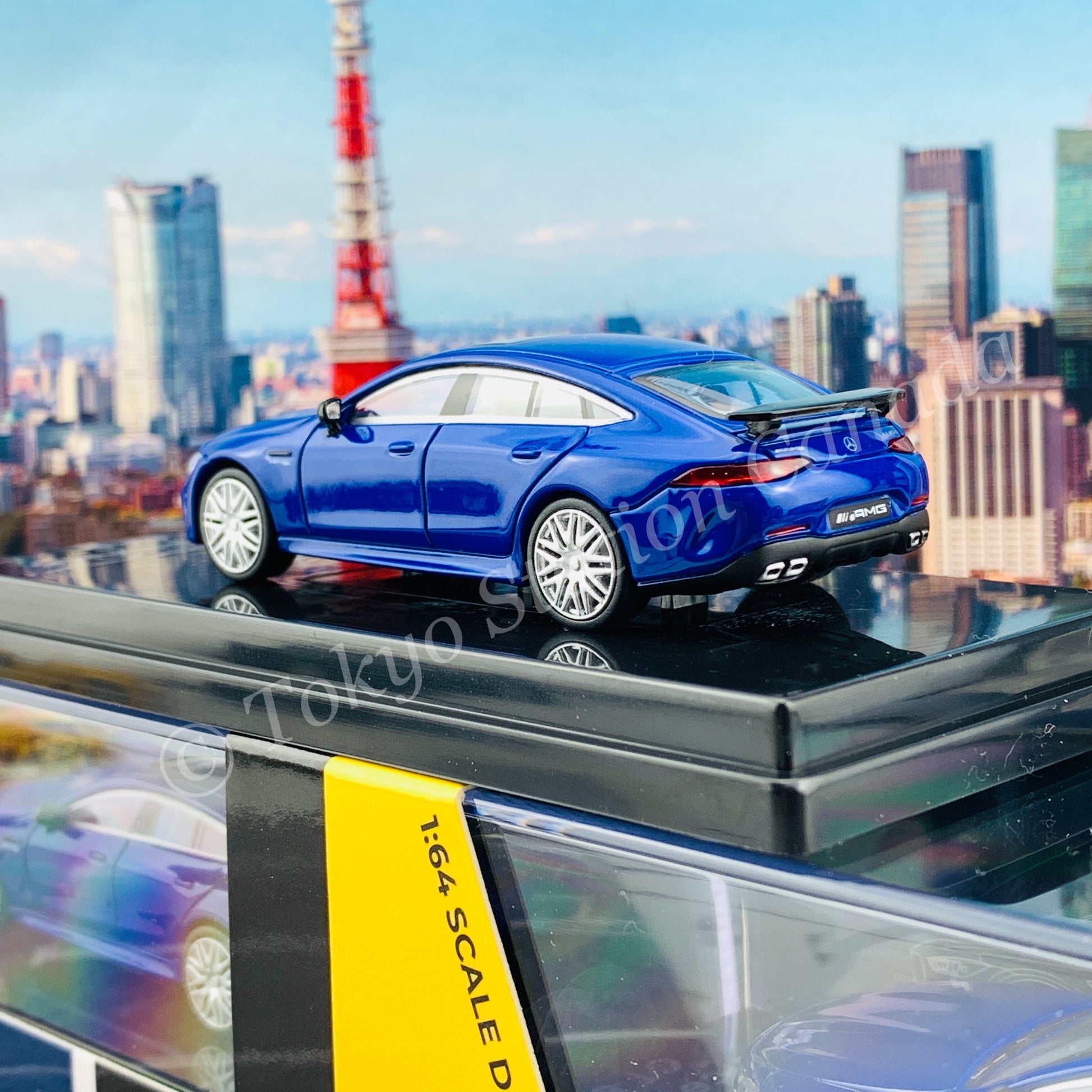 PARA64 1/64 Mercedes-AMG GT 63 S - Metallic Blue LHD PA-55281