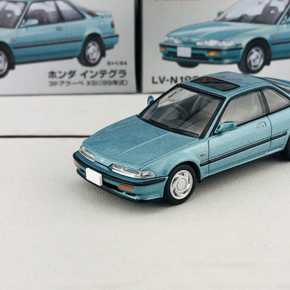 Tomytec Tomica Limited Vintage Neo 1/64 LV-N193b Honda Integra 3 Door Coupe XSi Blue (1989)
