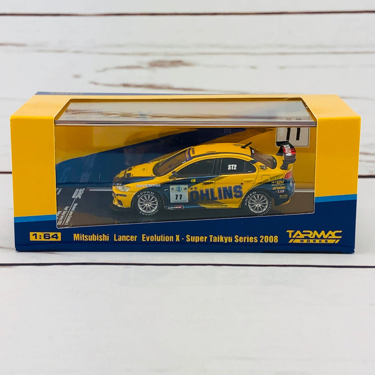 Tarmac Works 1/64 Mitsubishi Lancer Evolution X Super Taikyu Series 2008 #11 T64-004-OHL