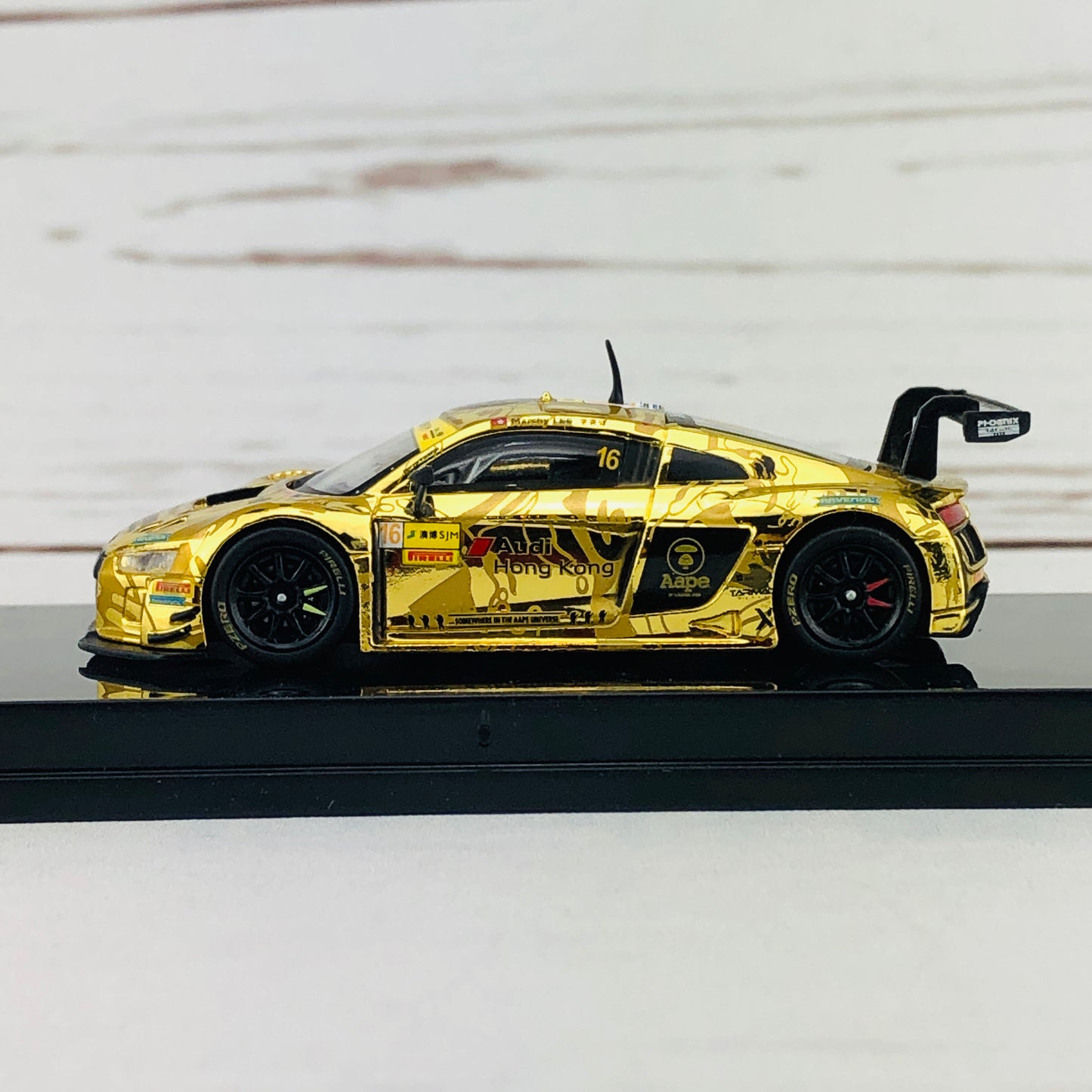 Tarmac Works 1/64 Audi R8 LMS - FIA GT World Cup Macau 2016 AAPE / Phoenix Racing Asia - Marchy Lee