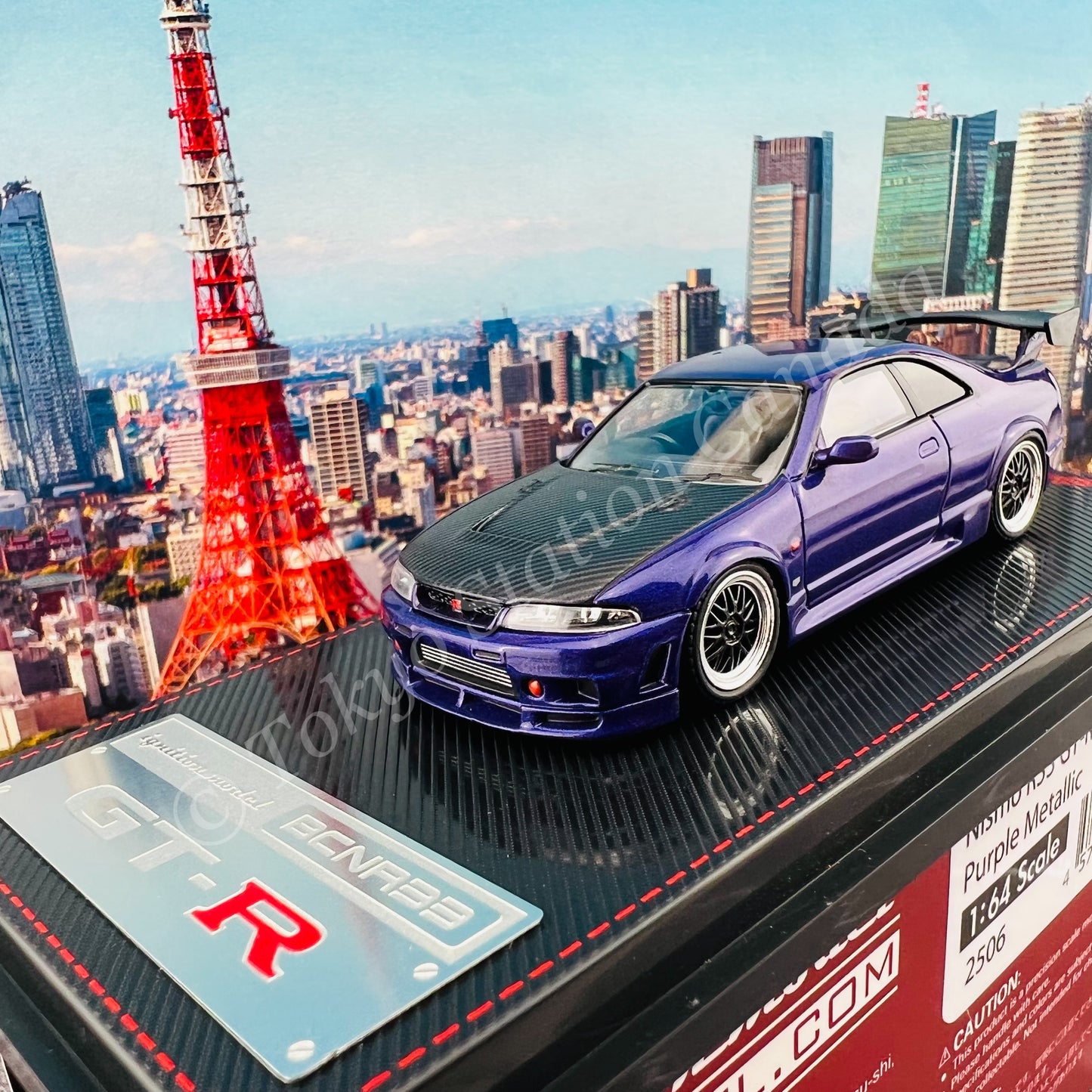 Ignition Model 1/64 Nismo R33 GT-R Purple Metallic IG2506