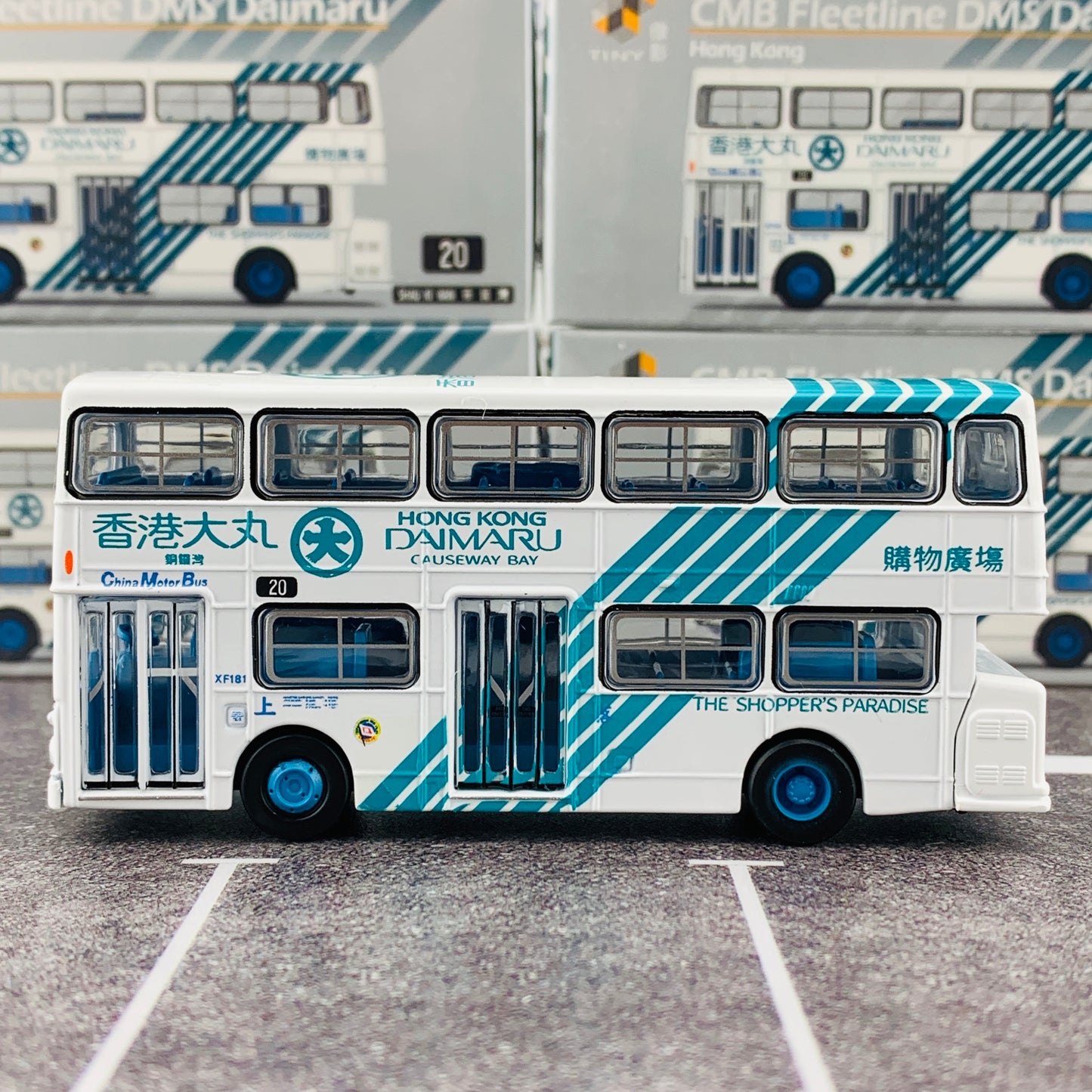 Tiny CMB Fleetline DMS Daimaru Plus "Searching For Views in Hong Kong" 港漫境搜套裝 Ver.2 (香港大丸DMS巴士 + 漫畫 II)