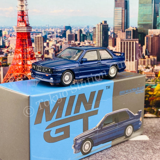 MINI GT 1/64 BMW M3 (E30) ALPINA B6 3.5S  Alpina Blue LHD MGT00120-L