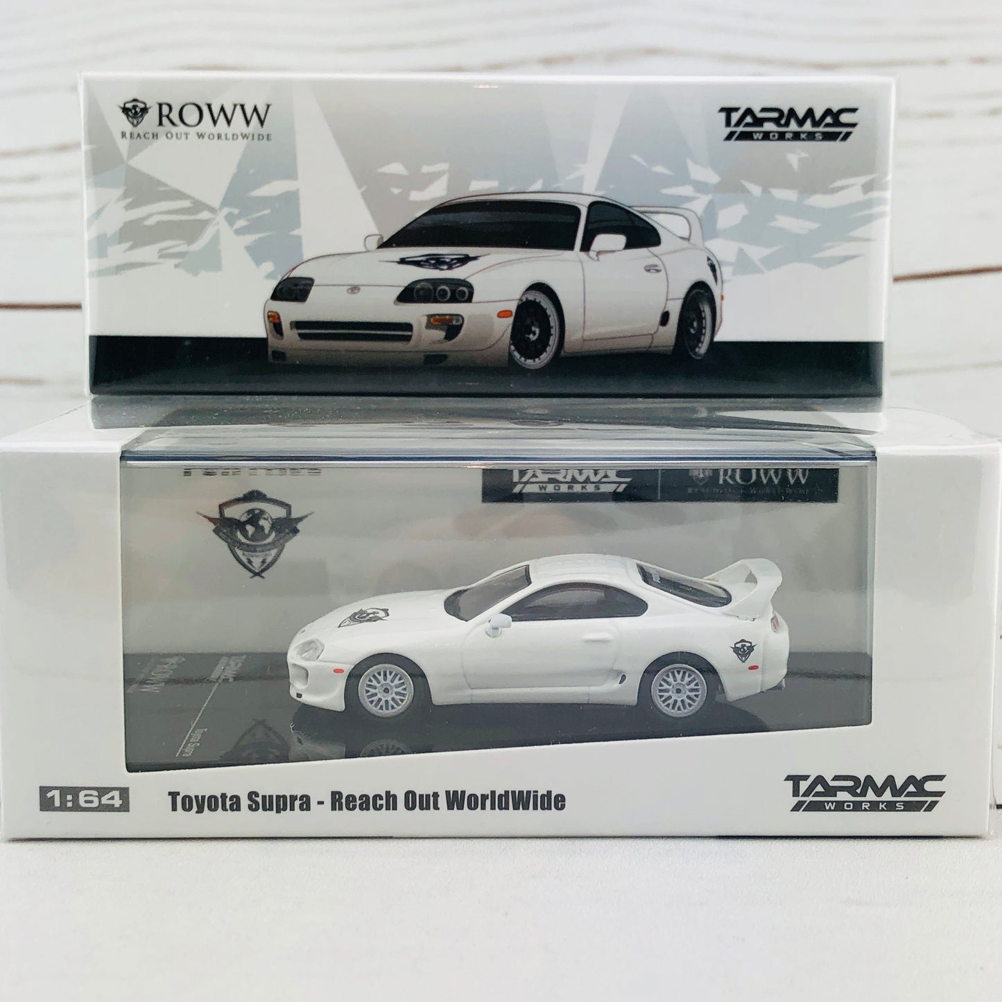 Tarmac Works 1/64 Toyota Supra ROWW Reach Out Worldwide T64-011-PAUL