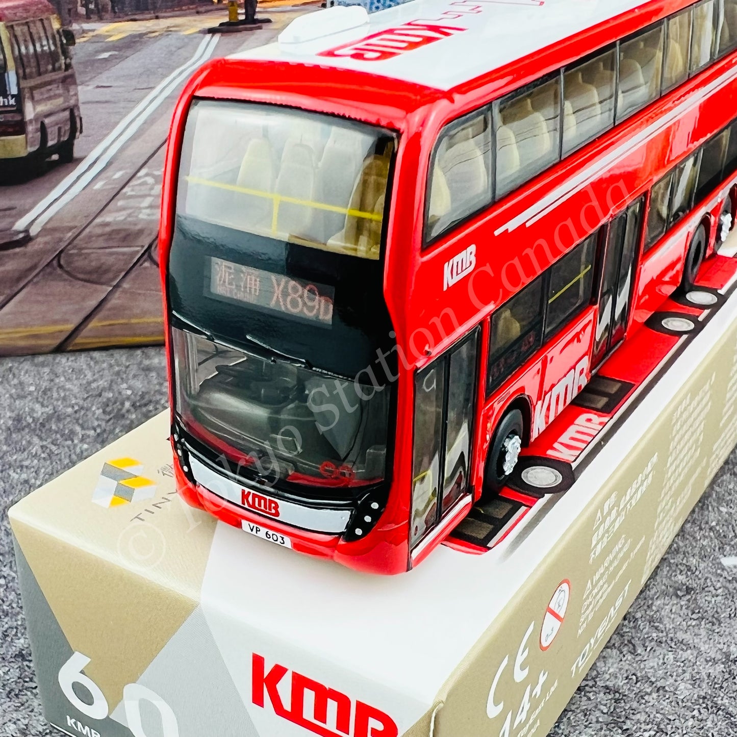 TINY 微影 60 KMB ADL Enviro500 MMC 12.8m (NAI CHUNG X89D 泥涌) KMB2021055