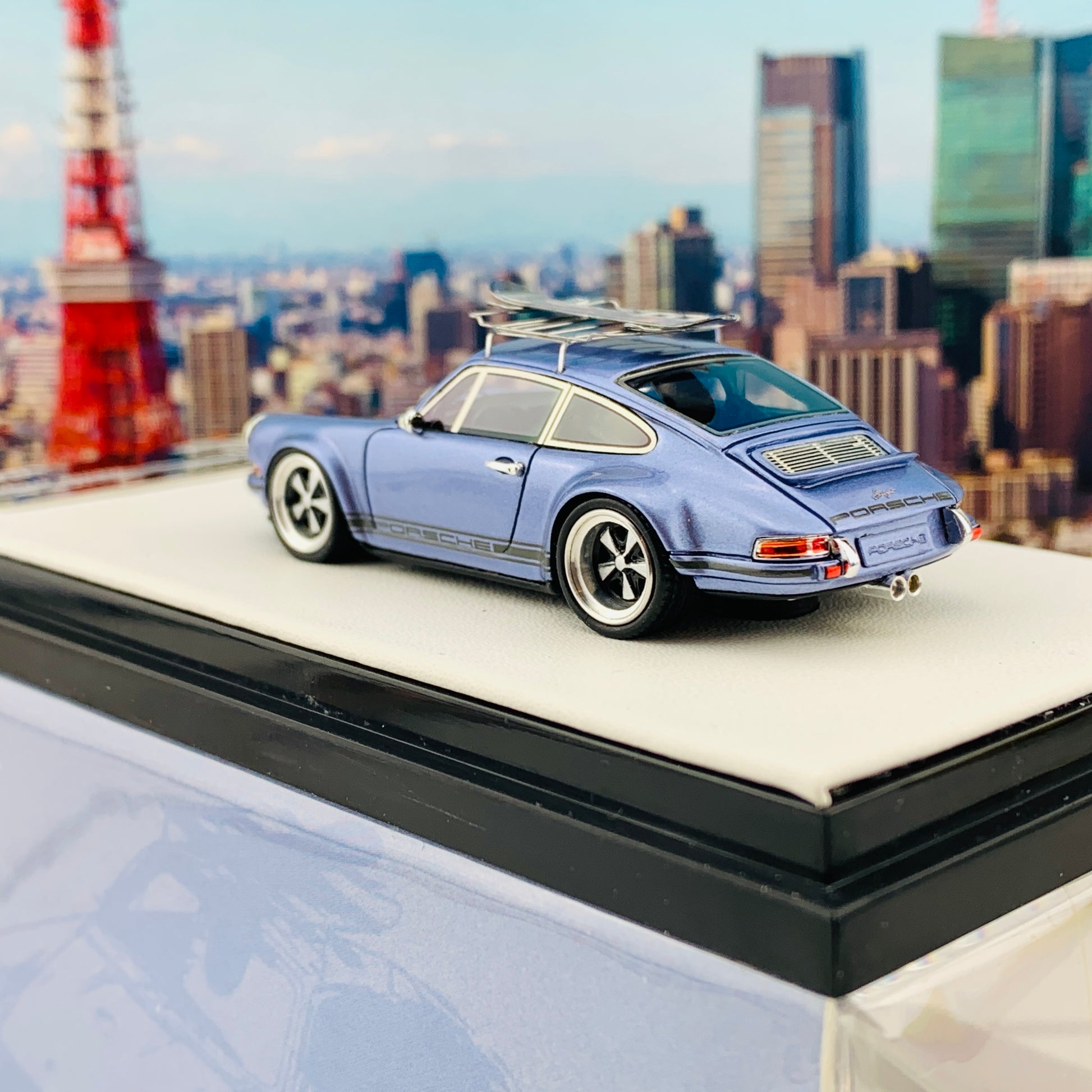 Timothy & Pierre Singer 911 with Luggage Rack & Surf Board