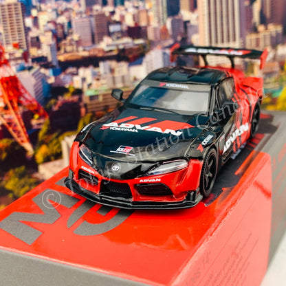 MINI GT 1/64 HKS Toyota GR Supra ADVAN 2020 Tokyo Auto Salon RHD MGT00206-R