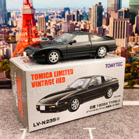 Tomytec Tomica Limited Vintage Neo 1/64 Nissan 180SX TYPE-II (Black) LV-N235a