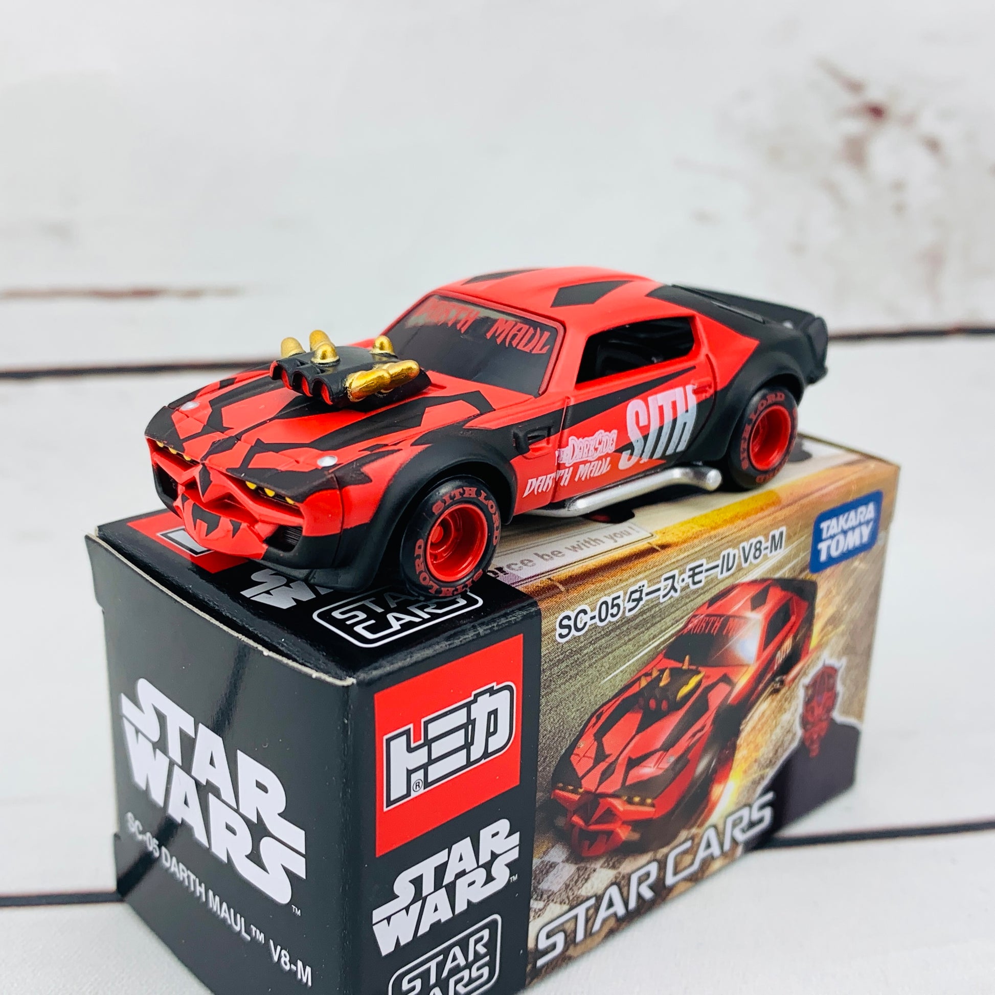 TOMICA STAR WARS STAR CARS SC-05 Darth Maul V8-M