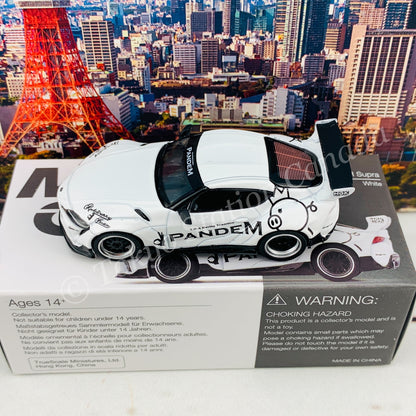 MINI GT 1/64 Pandem Toyota GR Supra V1.0 White RHD MGT00180-R