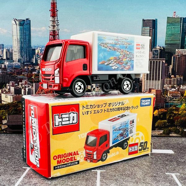 TOMICA SHOP ORIGINAL MODEL Isuzu ELF 50th Anniversary Truck 4904810177593
