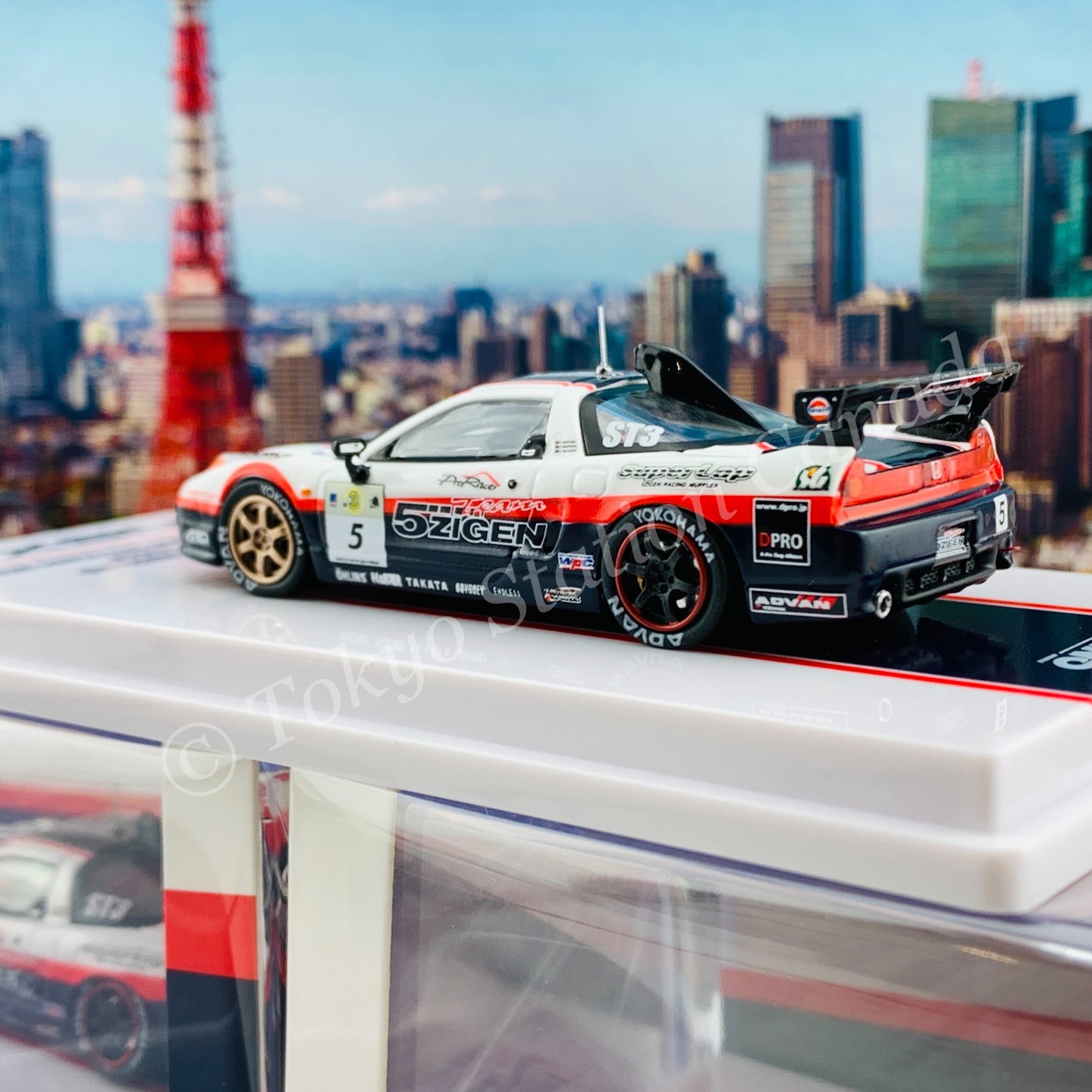 INNO64 1/64 HONDA NSX (NA2) #5 "Team 5ZIGEN" Super Taikyu 2009 ST3 Class Winner IN64-NSX2-5ZST