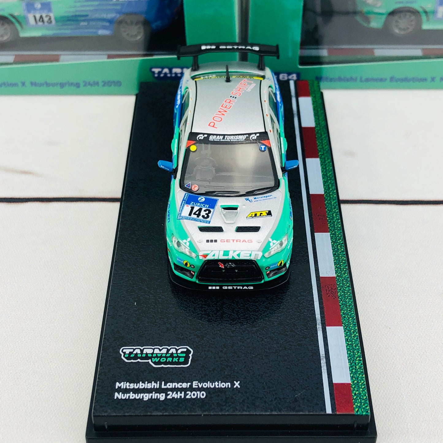 Tarmac Works 1/64 Mitsubishi Lancer Evolution X Nurburgring 24H 2010 T64-004-NUR