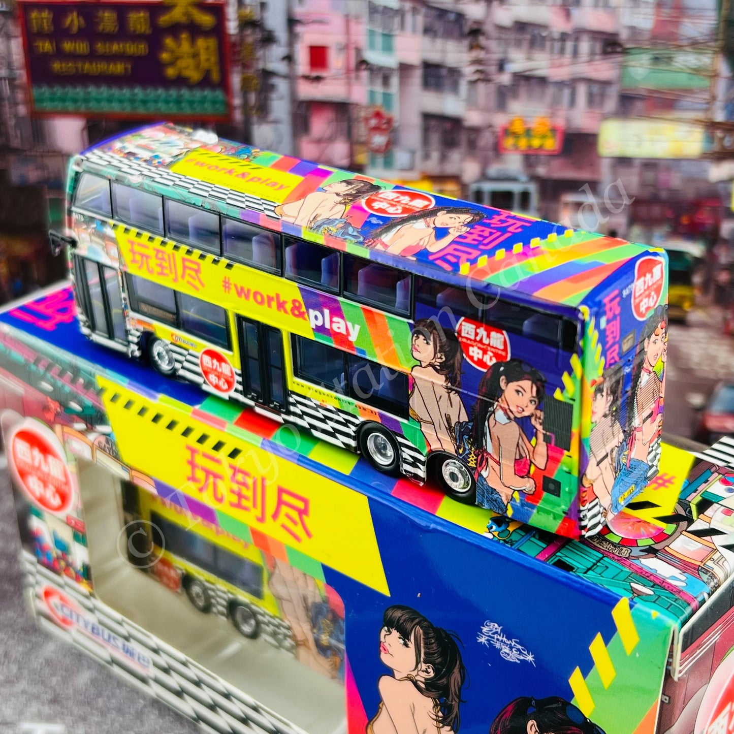 Model 1 1/120 Citybus ADL ENVIRO500 MMC 12m (Dragon Centre 西九龍中心) S33603 - 8470 TD1189 @ 鴨脷洲 N171 (玩到盡)