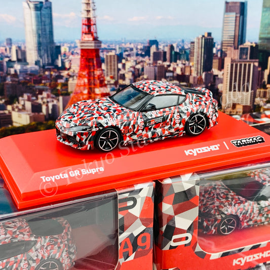 Tarmac Works 1/64 COLLAB64 Toyota GR Supra TEST CAR *** Collaboration with Kyosho *** T64K-002-TEST