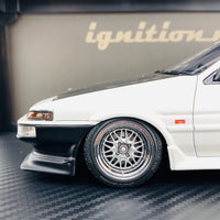 Ignition Model 1/18 Toyota Sprinter Trueno AE86 3 Door TK-Street Early Version White IG1772