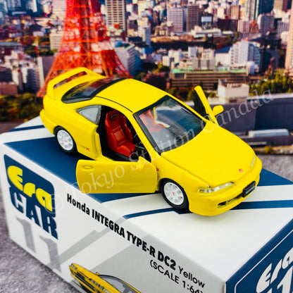 ERA CAR 1/64 11 Honda Interga Type R DC2 - Yellow HA21DC2RN1101