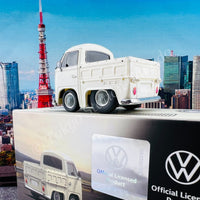 TinyQ Uno-Series 17 - Volkswagen T2 Pickup Truck (Lotus White) TinyQ-17a