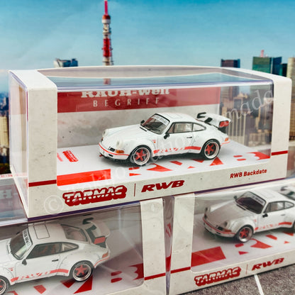 Tarmac Works 1/64 HOBBY64 RWB Backdate White T64-046-WH